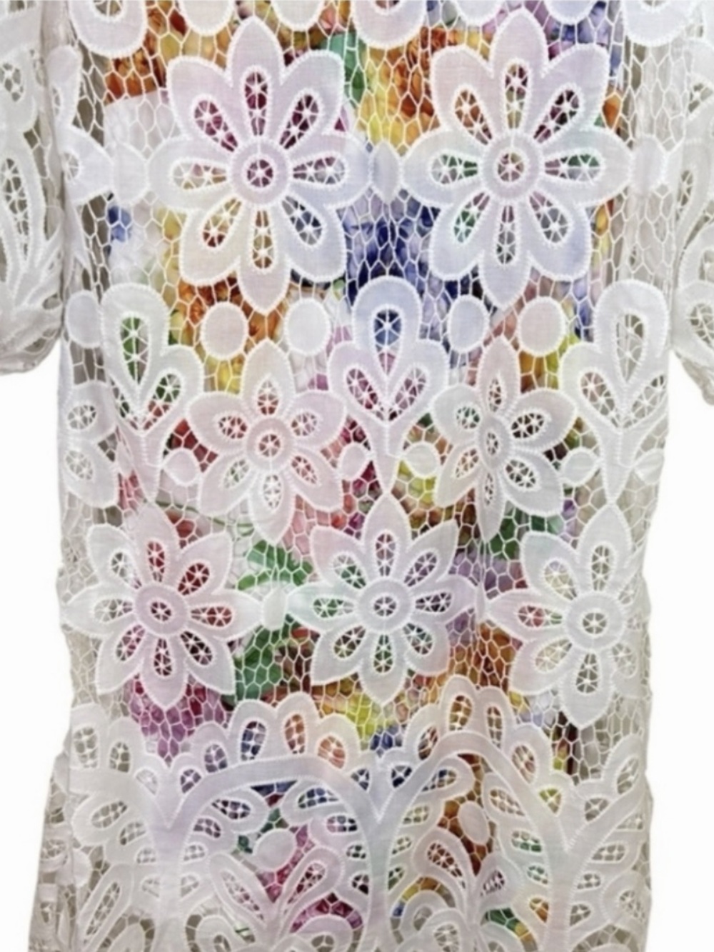 Johnny was Lisetta lace mini dress with floral slip - Picture 9 of 11